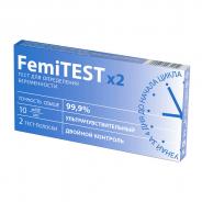 Фемитест дабл контроль тест-полоска д/опред. беременности n2
