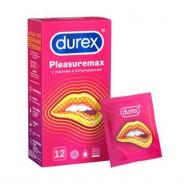 Дюрекс презервативы плежамакс (с рельефными полосками и точками) n12