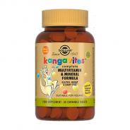 Солгар (бад) кангавитес с мультивитаминами и минералами со вкусом троп фрукт таблетки n60