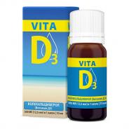Вита д3(бад) витамин д3 раствор для приема внутрь 500ме классический 10мл