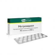 Метронидазол-фс таблетки 250мг n40