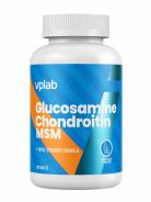 Препарат для укрепления связок и суставов vplab glucosamine chondroitin msm, 180 шт.