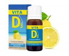 Вита д3(бад) витамин д3 раствор для приема внутрь 500ме лимон 10мл