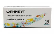 Фенибут-олайнфарм таблетки 250мг n20