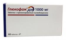 Глюкофаж лонг таблетки п.о. 1000мг n60